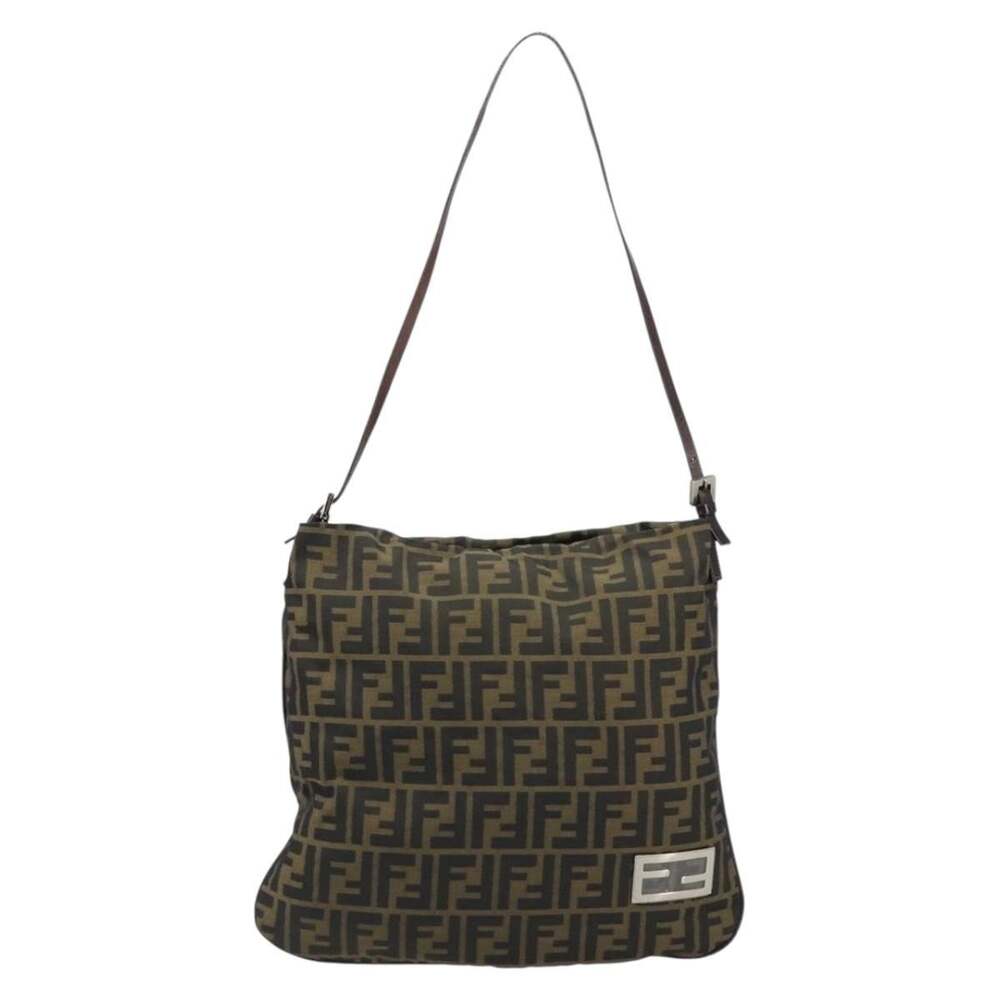 Fendi Zucca Shoulder Bag Brown